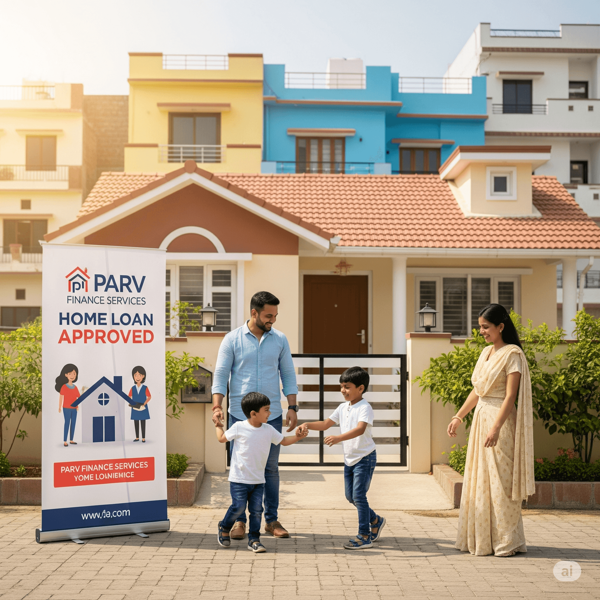 Indian family home interior